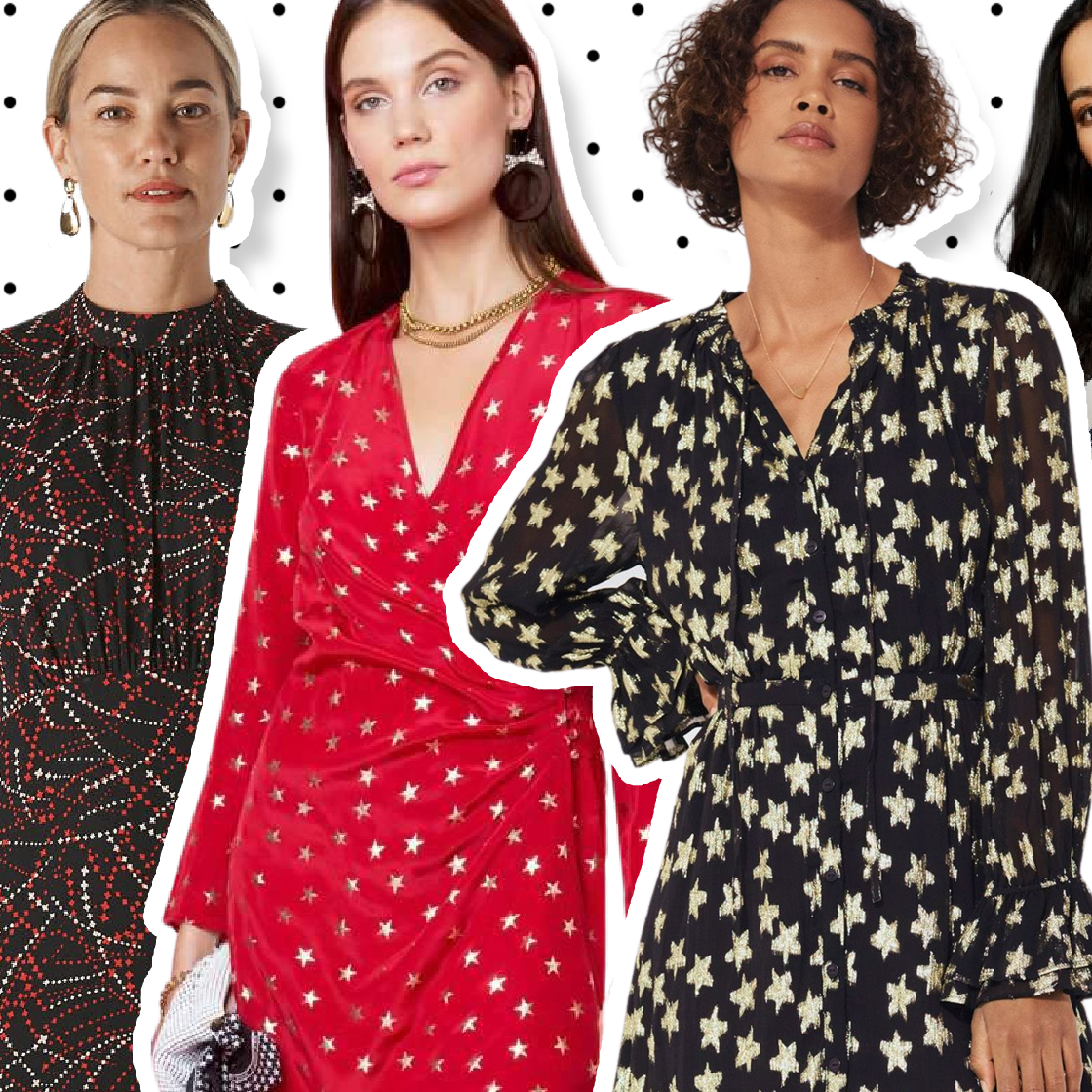 12 star print dresses to shop now